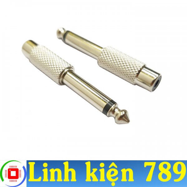 Jack chuyển 6 ly ra AV 6mm ra AV ( 1 cái )